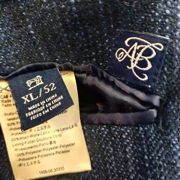 Scotch & Soda Amsterdam Blauw Mens Blue 2 Button Poly Wool Blend Blazer XL/52 - Picture 10 of 12